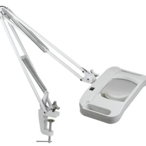 Rectangle Illuminated Magnifying Lamp On Stand Optical Lens 3D 5D ISO / SGS Approve - Image 1