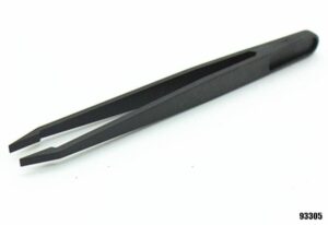Black Anti Static Tweezers Economic 933 Series Flat Tip Sharp Point All Available - Image 3