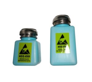 HDPE Surface Coating ESD IPA Dispenser 4OZ 6OZ 8OZ With Stainless Steel Cap - Image 4