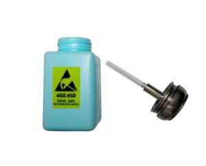 HDPE Surface Coating ESD IPA Dispenser 4OZ 6OZ 8OZ With Stainless Steel Cap - Image 3
