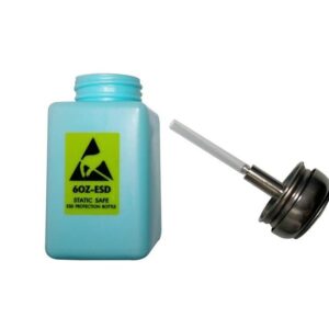 HDPE Surface Coating ESD IPA Dispenser 4OZ 6OZ 8OZ With Stainless Steel Cap - Image 3