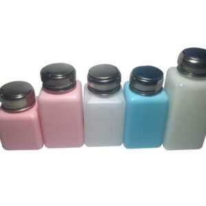 White Blue Pink ESD Dispenser HDPE Solvent Dispenser Press Bottle - Image 2
