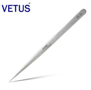 Flat Tip Sharp Point Curved Tip Stainless Steel Forceps Hardness Rockwell Rating 40 HRC - Image 1