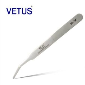 Anti Magnetic Non ESD Safe Tools Precision Tweezers Stainless Steel - Image 3