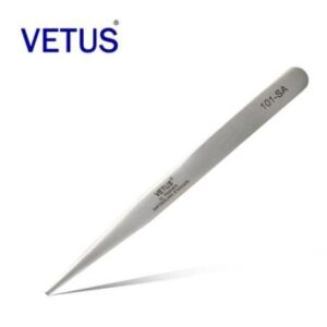 Anti Magnetic Non ESD Safe Tools Precision Tweezers Stainless Steel - Image 4