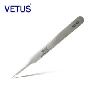 Anti Magnetic Non ESD Safe Tools Precision Tweezers Stainless Steel - Image 5