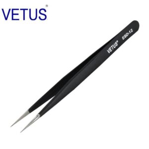 Safe Precision ESD Esd Plastic Tweezers AISI 302 Material Length 110 - 140mm - Image 3