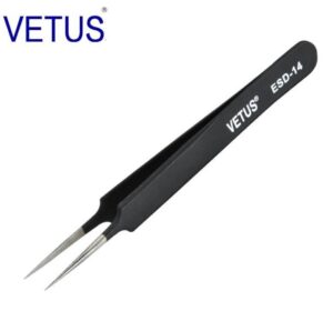 Safe Precision ESD Esd Plastic Tweezers AISI 302 Material Length 110 - 140mm - Image 5