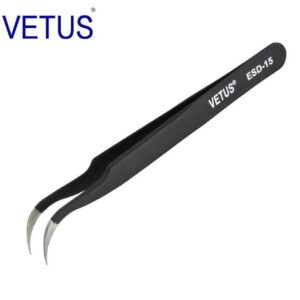 Safe Precision ESD Esd Plastic Tweezers AISI 302 Material Length 110 - 140mm - Image 6
