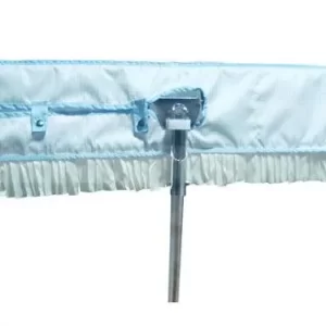 100% Microfiber Cloth Head Cleanroom Mops Semi Open Back Style 210gsm - Image 2