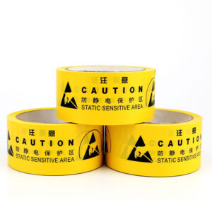 Yellow ESD Anti Static Warning Tape Chinese Or English Identification Tape Protection Zone PVC Floor Tape - Image 2