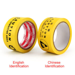 Yellow ESD Anti Static Warning Tape Chinese Or English Identification Tape Protection Zone PVC Floor Tape - Image 3