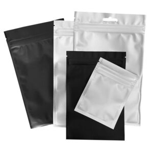 Matte Self Sealing Bag Solid Color Double-Sided Opaque Sealed Bag Aluminum Foil Plated Packaging Bag - Image 1