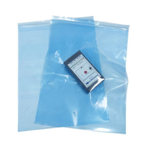 Blue PE ESD Zip Lock Shielding Bag For Cleanroom Packaging Small And Medium-sized Electronic Components - Image 1