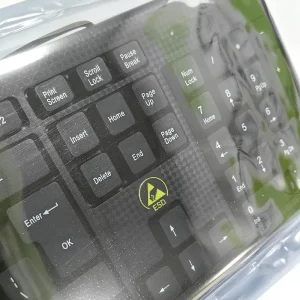 Black Cleanroom ESD Antistatic Wired Mouse Keyboard Set - Image 2