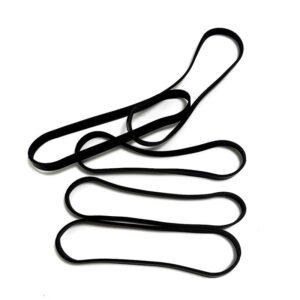 104 X 4 X 1.5mm Black ESD Antistatic Conductive Silicone Band For Electronic Components - Image 2