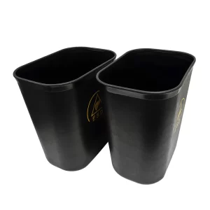 Black ESD Anti-static Plastic Square Dust Free Waste Bin 15L For Cleanroom - Image 3