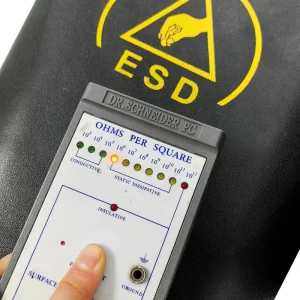 Black ESD Anti-static Plastic Square Dust Free Waste Bin 15L For Cleanroom - Image 4