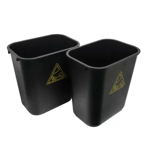 35L PP Plastic ESD Electrostatic Cleanroom Tool Box Trash Can - Image 2
