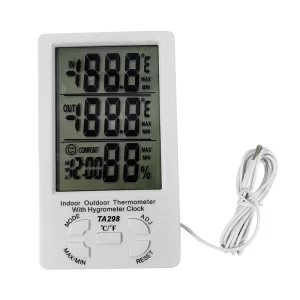 Large Screen Digital Display Dual Temperature Display Thermometer For Laboratory - Image 2