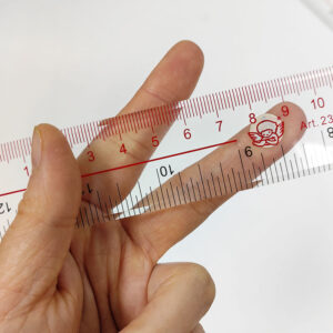 30cm Plastic Transparent ESD Ruler Antistatic Straight Ruler - Image 2