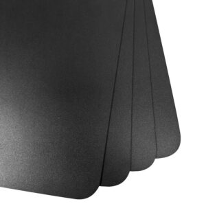 Anti Static Flame-Retardant Frosted Black PP Plastic Sheet - Image 2