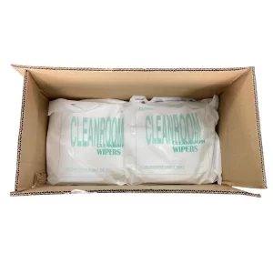 6"X6" 140GSM Polyester Double Knit Cleanroom Wiper - Image 3