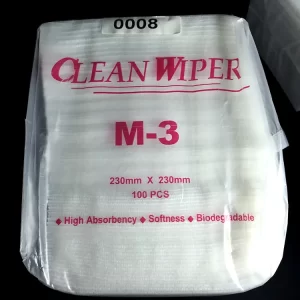 100% Polyester Clean Room Wipe 4-Folded Lint Free Cleanroom M-3 Cleaning wiper - Image 2