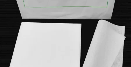 customized size polyester soft cleanroom paper 9 x 9 inch for dust remove