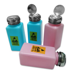 Cleanroom HDPE Plastic ESD Alcohol Bottle 240ML - Image 2