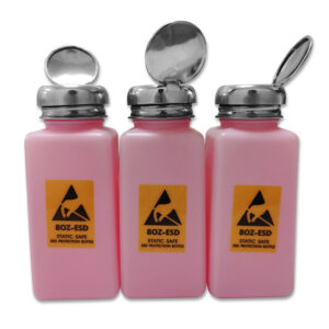 Cleanroom HDPE Plastic ESD Alcohol Bottle 240ML - Image 1