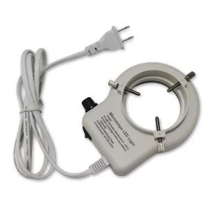 White ESD LED Microscope Ring Light For Stereo Microscope - Image 2