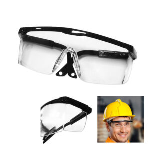 ESD Safety Clear Eye Protective Glasses Anti Scratch UV400 Vented - Image 1
