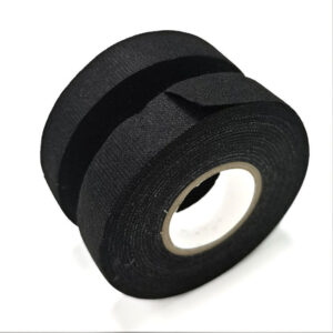 Black Super Viscosity Automotive Wiring Harness Tape For Automobile Industry - Image 1