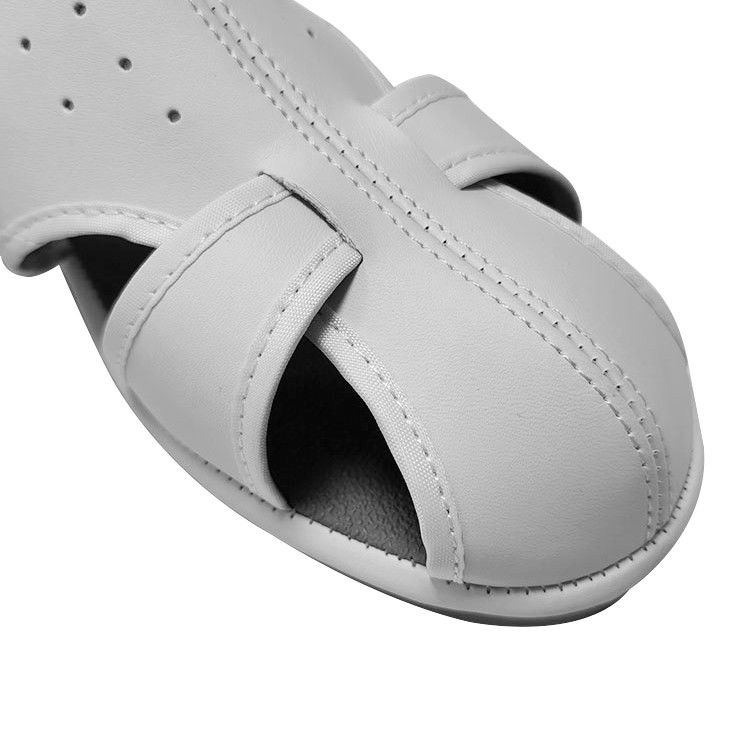 Cleanroom Work Wear Four Hole Design Dust-free White PU Antistatic ESD Shoes - Image 3