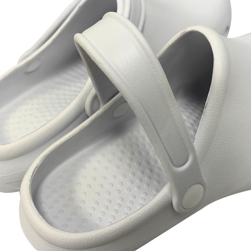 White Laboratory Lightweight Non-Slip Cleanroom EVA Shoes for Operation Room - Image 4