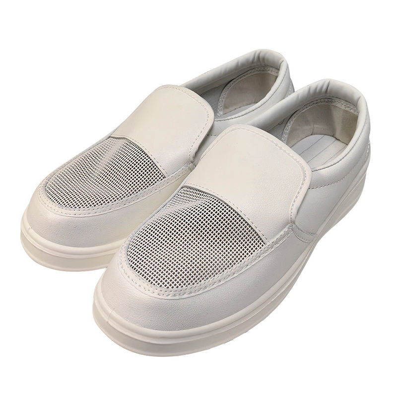Lab White Mesh PU Insole Safety Working Anti-Static ESD Shoes - Image 2