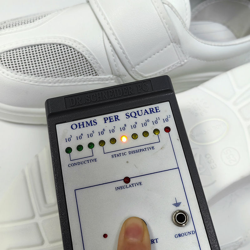 Cleanroom Anti-Static Breathable Mesh Dust Free PU Sole Shoes - Image 5