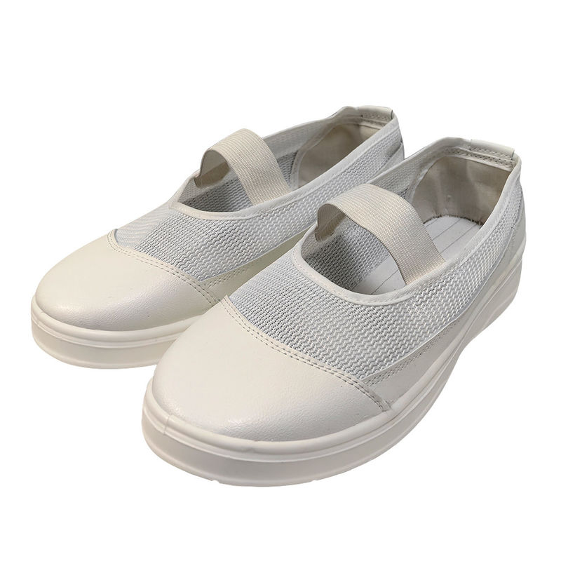 Safety Elastic Open Back Type ESD Antistatic Cleanoom Mesh Shoes for Industrial Workwear - Image 2