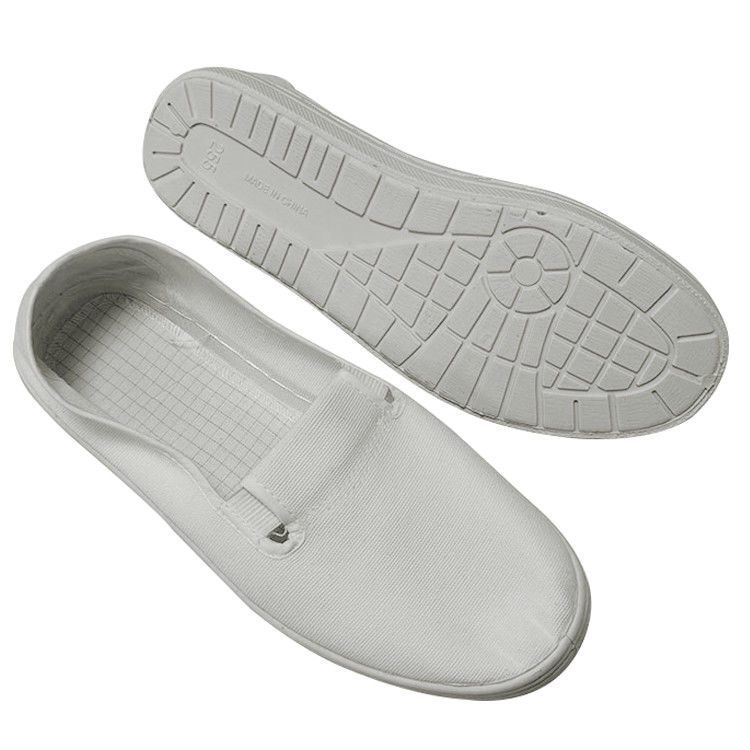 High Quality PVC Sole Shoes ESD Breathable Cloth Upper Antistatic Canvas Shoes for Lab - Image 2