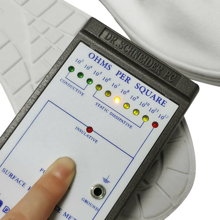 High Quality PVC Sole Shoes ESD Breathable Cloth Upper Antistatic Canvas Shoes for Lab - Image 4