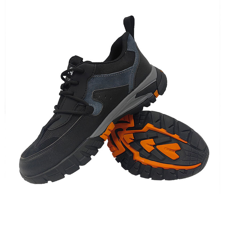 Sturdy and Impact-Resistant Men's Industrial and Construction Work Sneakers with Steel Toe Safety Features - Image 2