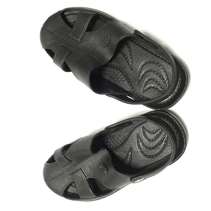 Static Dissipative Shoes Safe Sandal Toe Protected Blue Black White SPU Upper - Image 2