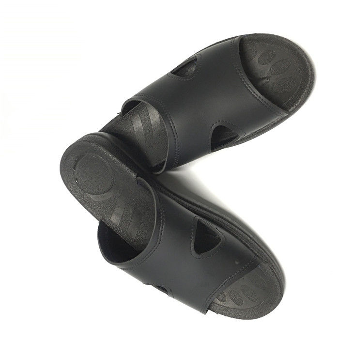 Cleanroom Static Dissipative PU Slippers Black Wear Resistant Size 34# - 46# - Image 4