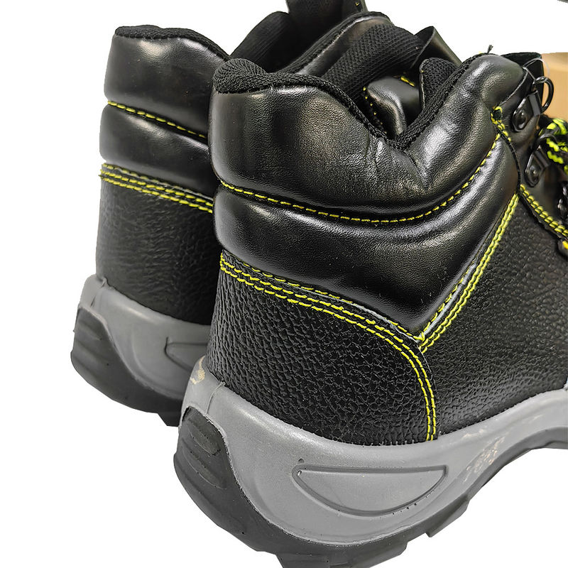 Black Anti Smashing Anti Piercing Steel Toe Protection Safety Shoes For Industry Construction - Image 5