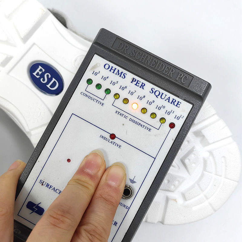 White Anti Smashing ESD Anti-Static Safety Shoes With Steel Toe Caps For Dust-Free Cleanroom Esd Work Shoes - Image 3