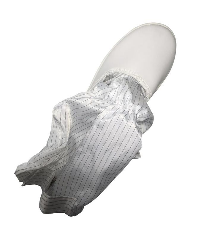 PVC Leather Upper ESD Safety Shoes 5mm Stripe Sleeve Comfortable PU Sole - Image 2