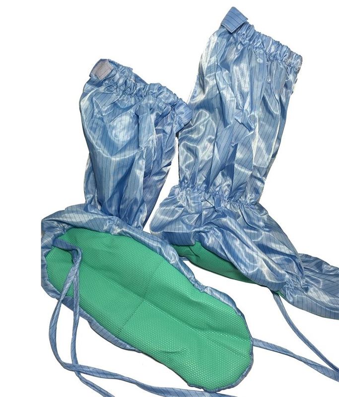 PVC Dotted Long Sleeve Electrostatic Dissipative Shoes Washable With Ties - Image 4