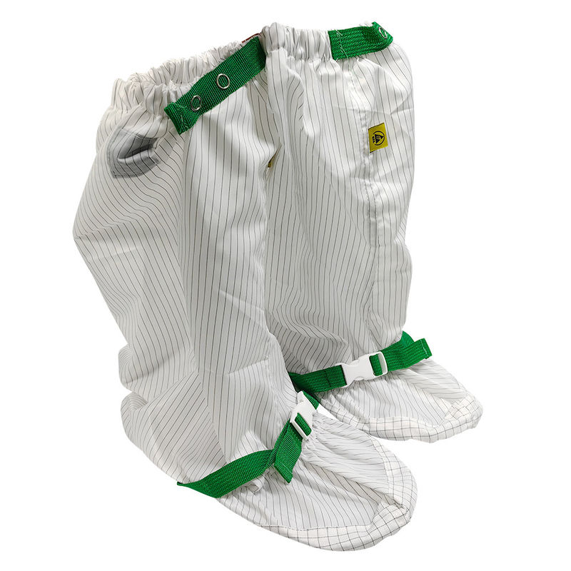 Cleanroom Hypalon Sole Anti Slip Anti Static Dustproof Shoes ESD 5cm Stripe Boots - Image 4