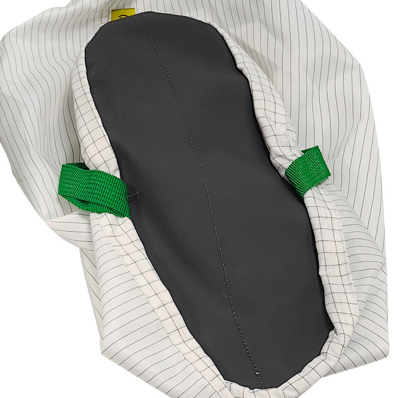 Cleanroom Hypalon Sole Anti Slip Anti Static Dustproof Shoes ESD 5cm Stripe Boots - Image 3